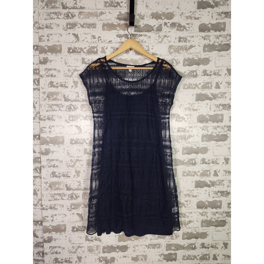 Boho Crochet Lace Dress Size 4 Festival‎ Sheer Romantic